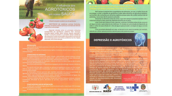 A influência dos Agrotóxicos em nossa Saúde
