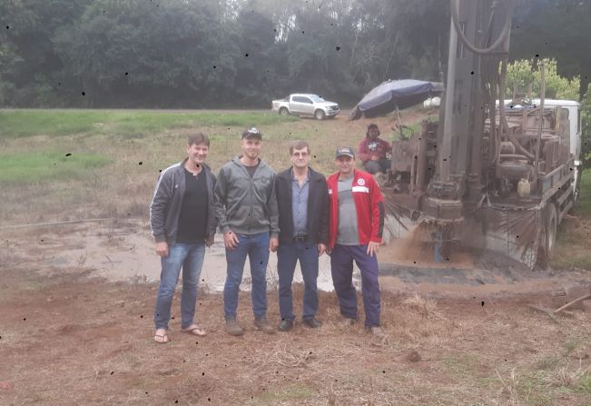 CONCLUÍDO A PERFURAÇÃO DE POÇOS TUBULARES ARTECIANOS NA LOCALIDADE DA LINHA SECA.