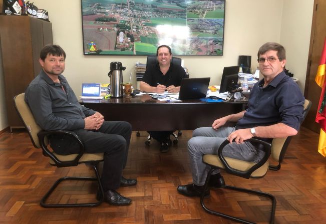 Visita ao Prefeito de Senador Salgado Filho Mario Klein 