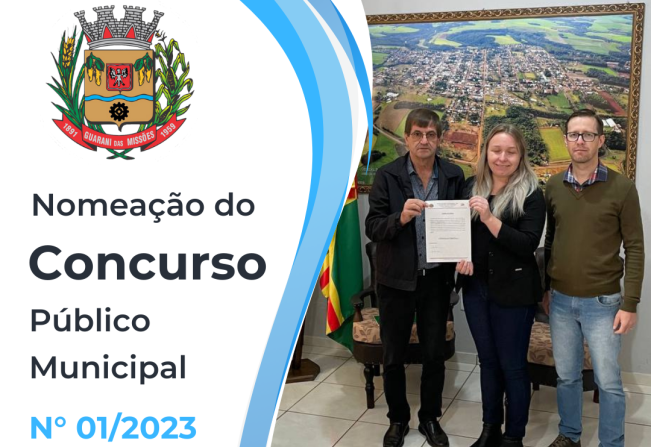 NOMEAÇÃO DO CONCURSO PÚBLICO MUNICIPAL Nº 01/2023