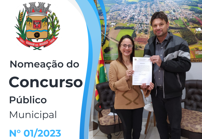 NOMEAÇÃO DO CONCURSO PÚBLICO MUNICIPAL Nº 01/2023