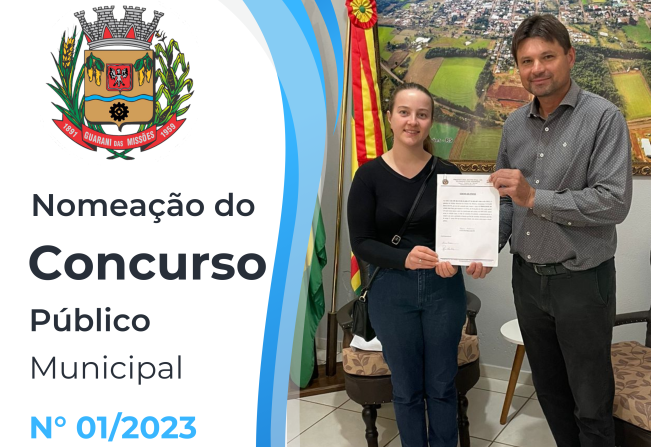 NOMEAÇÃO DO CONCURSO PÚBLICO MUNICIPAL Nº 01/2023