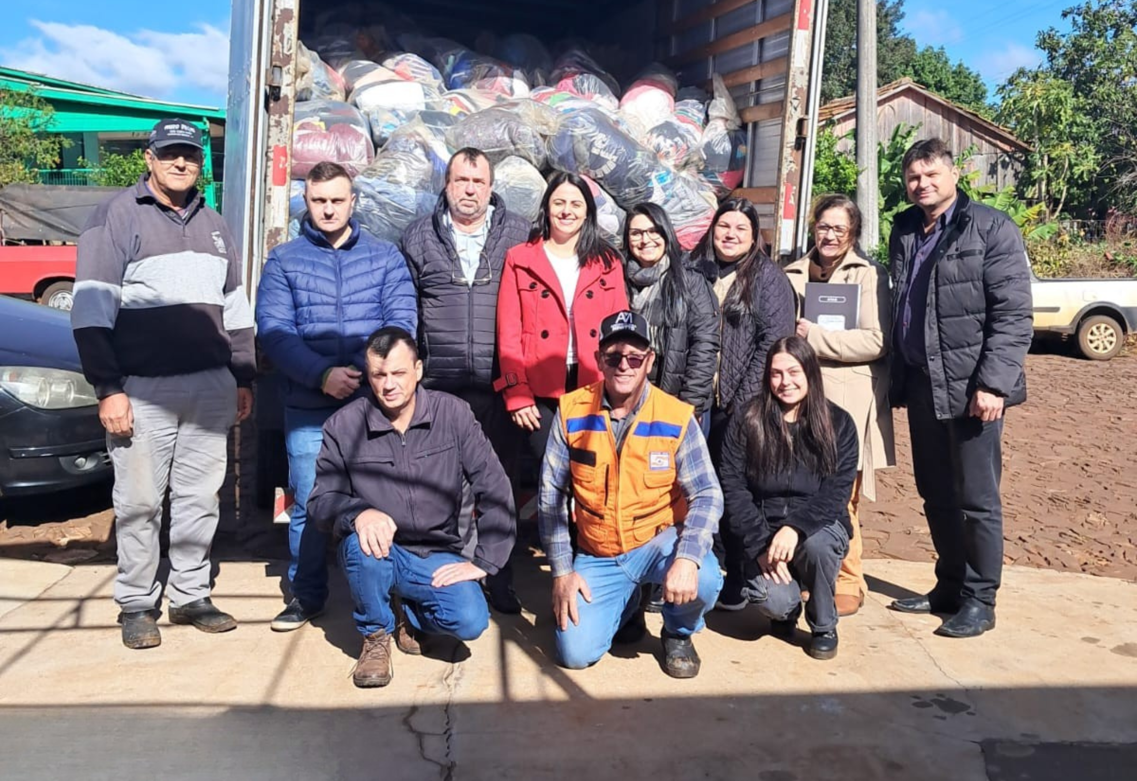 MUNICÍPIO DE GUARANI DAS MISSÕES RECEBE KITS DE MATERIAL SOLIDÁRIO