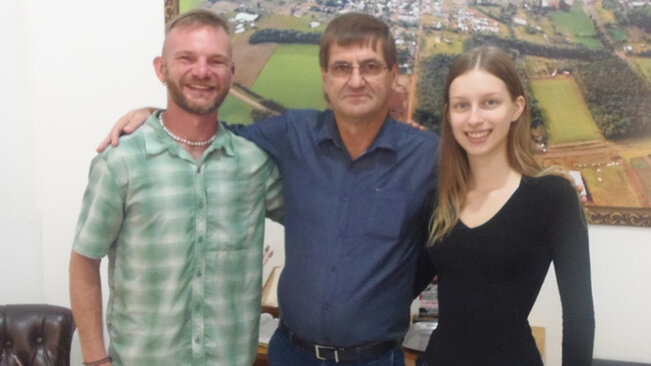 Polonês visita Guarani das Missões